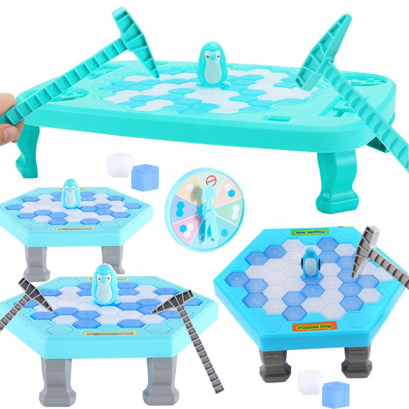 Party Games Juego - Gra Planszowa Pingwiny Rozbijający Lód, Interaktywna