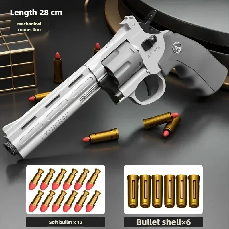Party Games Kids Outdoor - Pistolet ZP5 357 z ciągłym strzelaniem,