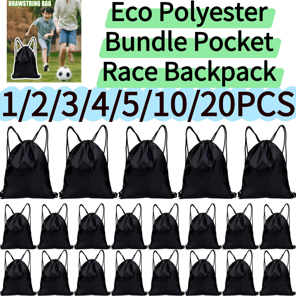 Sack Race Bag - Zestaw 1-20 sztuk: Kieszonkowy plecak wyścigowy,