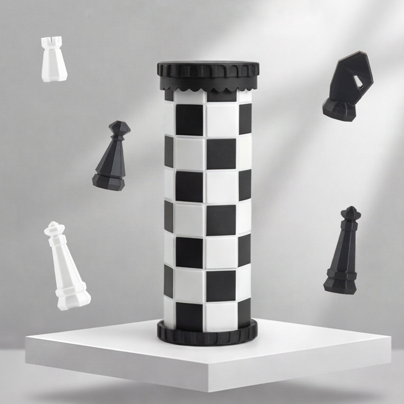 Party Games Kids Outdoor - Nowy Zestaw Szachów w Stylu Scroll,