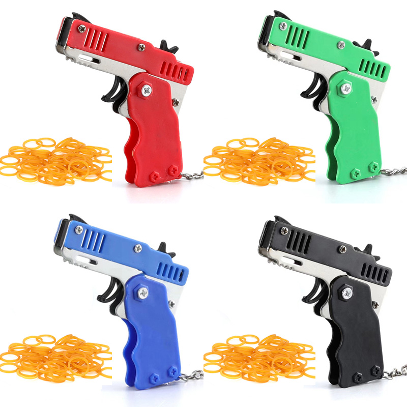 Party Games Kids Outdoor - Mini brelok do kluczy pistolet z