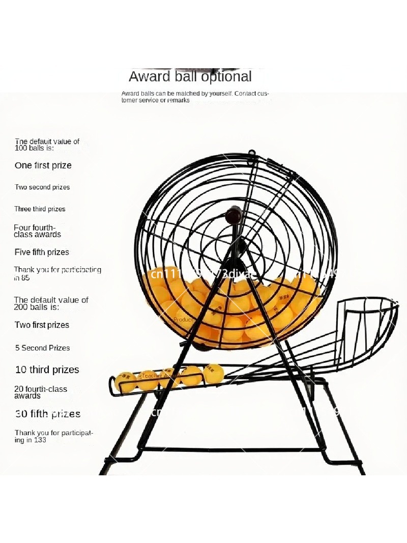 Party Games Spin The Wheel - Zestaw do loterii z klatką do