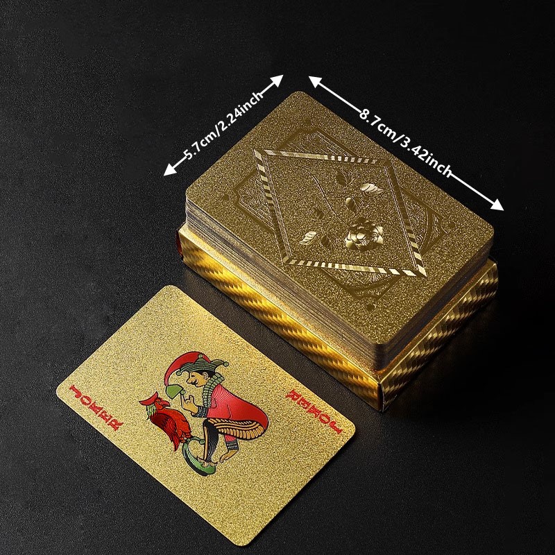 Karty do pokera ze złotą folią – Party Games Using Playing Cards recenzja i cena