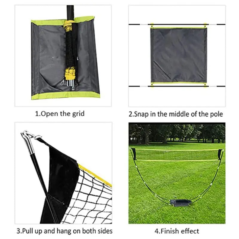 Składany zestaw siatki do badm – Badminton Set Garden recenzja i cena