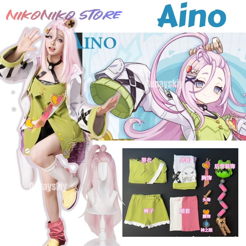 Kostium Cosplay Aino z gry Gen – Party Games Animals recenzja i cena