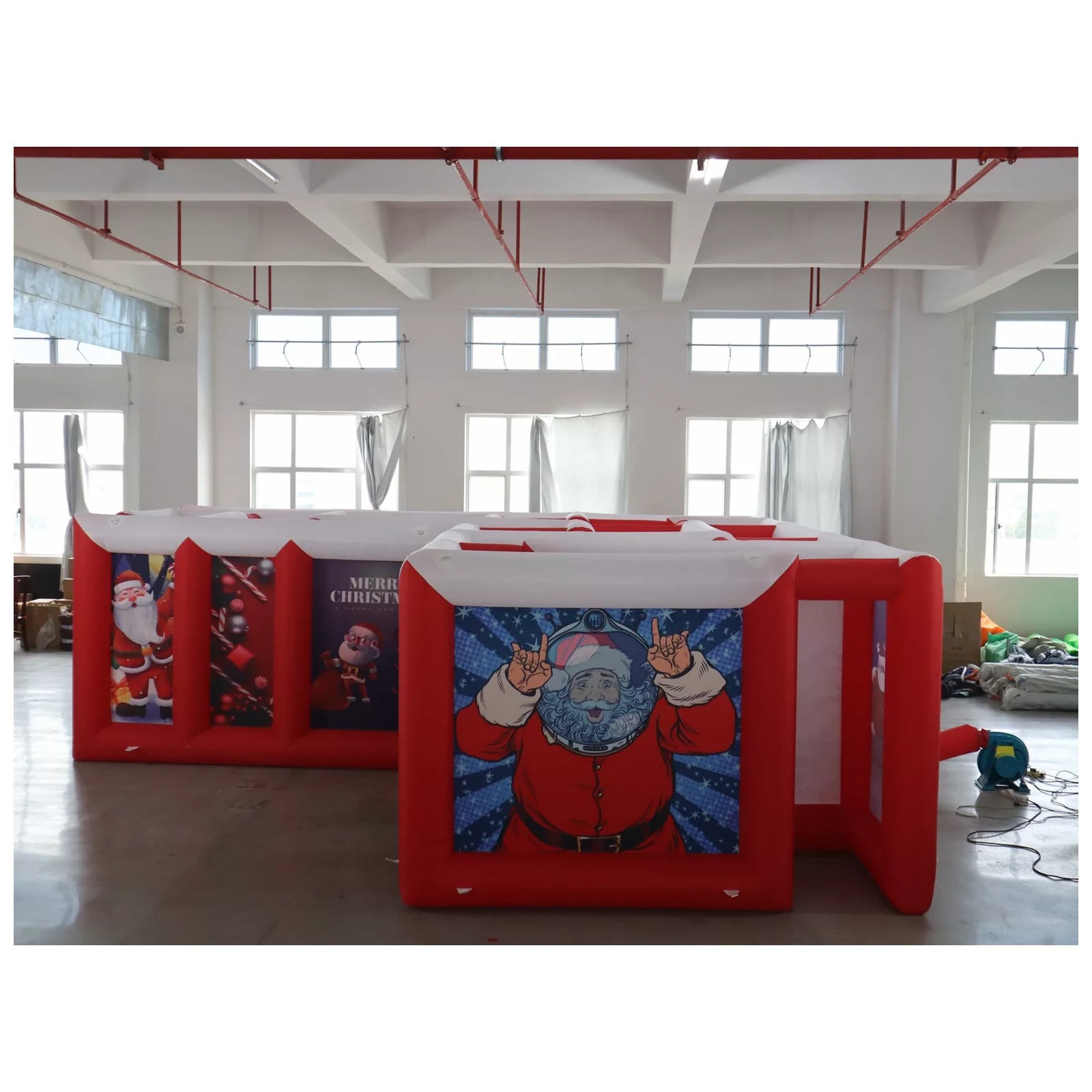 Duży czerwono-biały dmuchany l – Party Games Kids Outdoor recenzja i cena